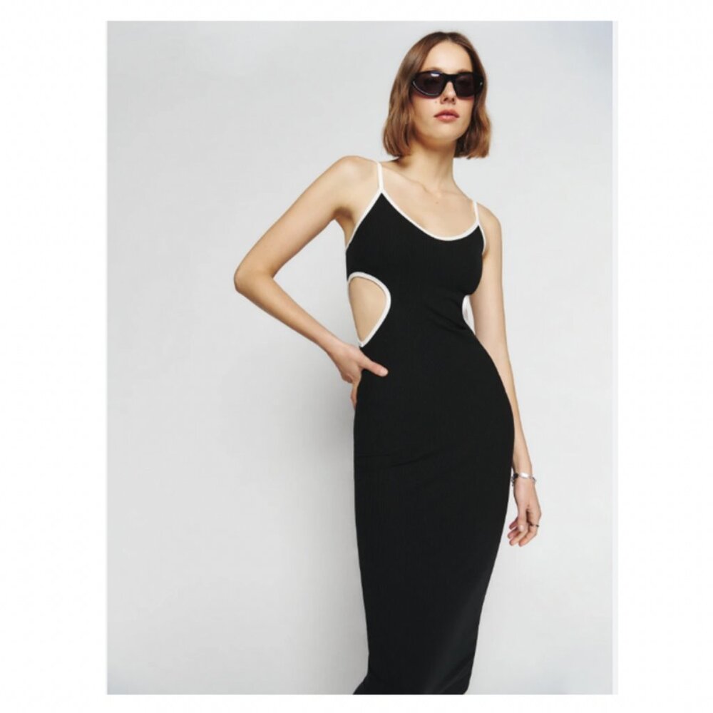 Reformation Lilou Knit Cutout Dress Size XS